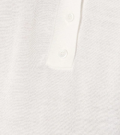 Shop Agnona Wool-blend Sweater In White