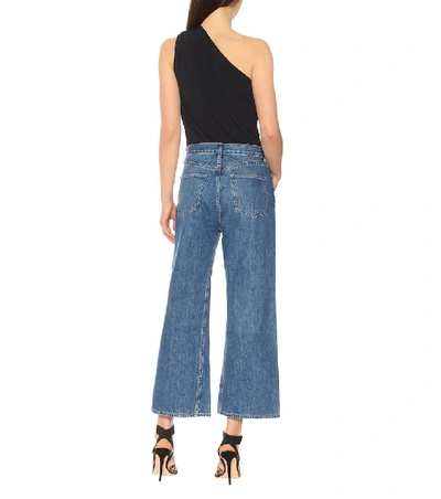 Shop 3x1 Aimee High-rise Wide-leg Jeans In Blue