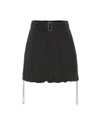 Shop Jw Anderson Drawstring Miniskirt In Black