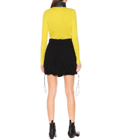 Shop Jw Anderson Drawstring Miniskirt In Black