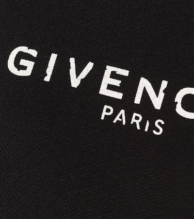 Shop Givenchy Logo Cotton Sweater In Black