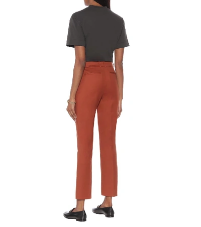 Shop Joseph Coleman Cotton-blend Pants In Red