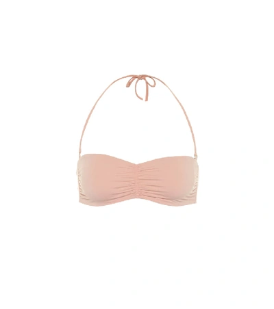 Shop Stella Mccartney Bandeau Bikini Top In Pink