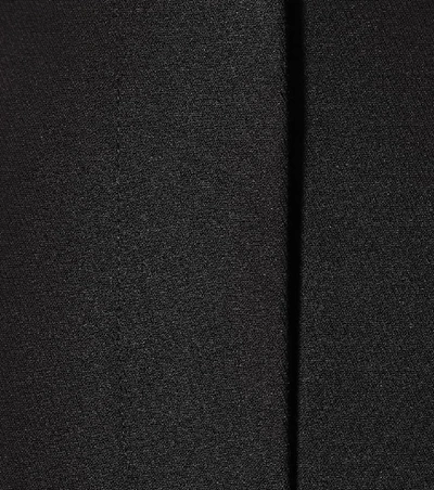 Shop Burberry Cotton-blend Twill Stirrup Pants In Black