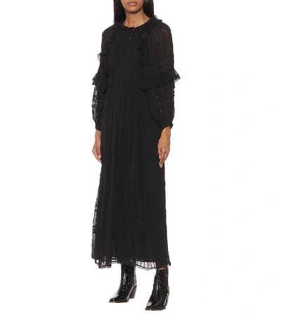 Shop Isabel Marant Étoile Justine Maxi Dress In Black