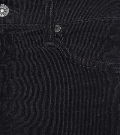 Shop Citizens Of Humanity Georgia Corduroy Bootcut Pants In Black