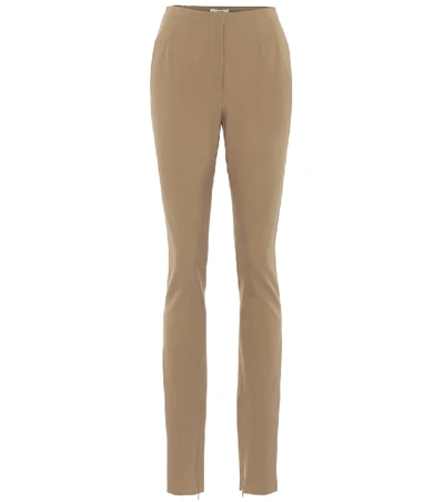 Shop The Row Corso Stretch Wool-blend Pants In Neutrals