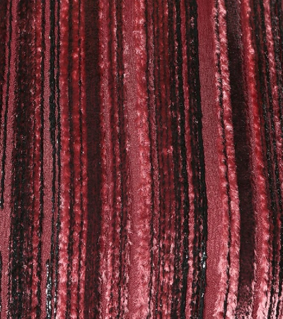 Shop Sies Marjan Maude Silk-blend Velvet Dress In Pink