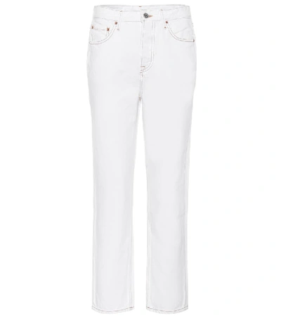 Shop Grlfrnd Helena High-rise Straight Jeans In White