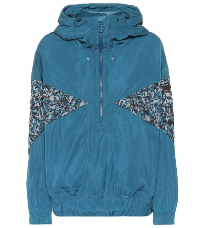 Shop Adidas By Stella Mccartney Light Technical Shell Jacket In Blue