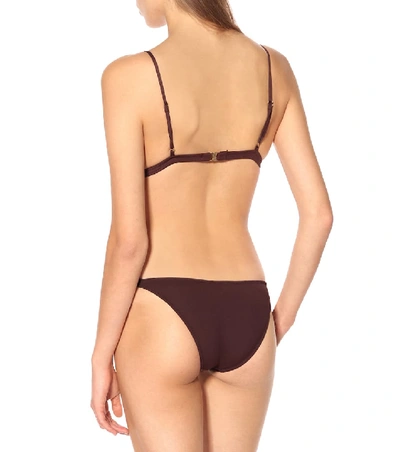 Shop Melissa Odabash Mexico Bikini Top In Brown
