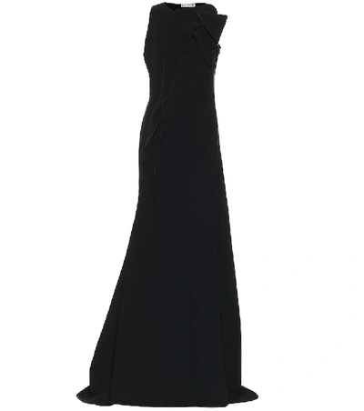 Shop Maticevski Avow Crêpe Gown In Black