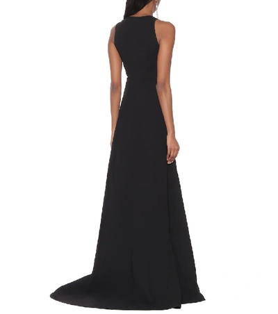 Shop Maticevski Avow Crêpe Gown In Black