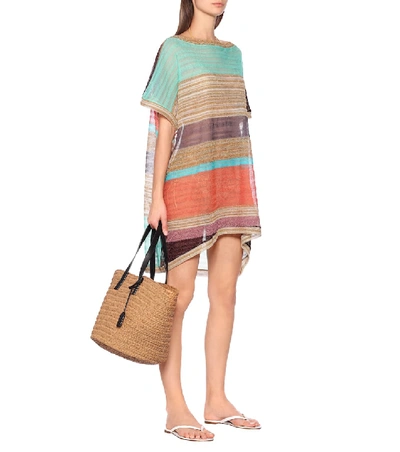 Shop Missoni Gradient Kaftan In Multicoloured