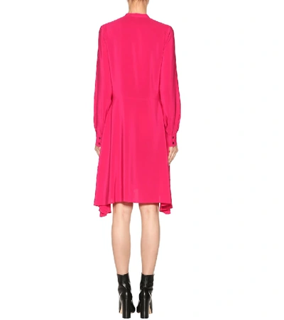 Shop Stella Mccartney Silk Dress In Pink