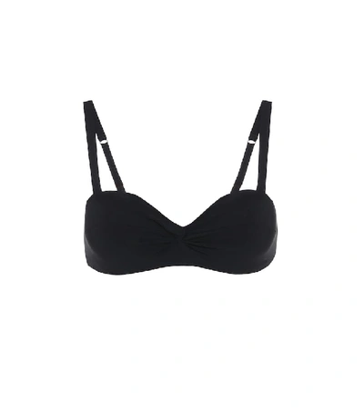 Shop Karla Colletto Basics Lingerie Bikini Top In Black