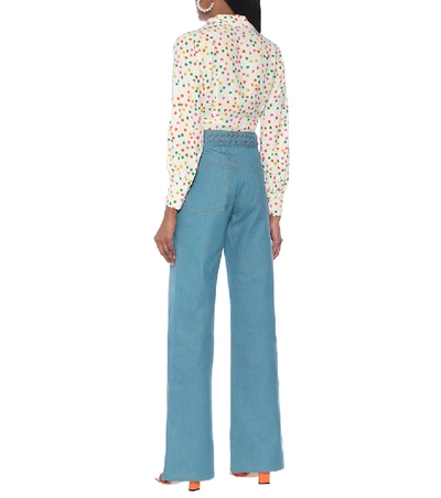 Shop Marc Jacobs Wide-leg Flared Jeans In Blue