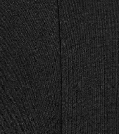 Bottega Veneta Wool-blend Turtleneck Midi Dress In Black