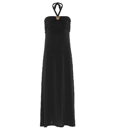 Shop Max Mara Leisure Morris Crêpe Midi Dress In Black