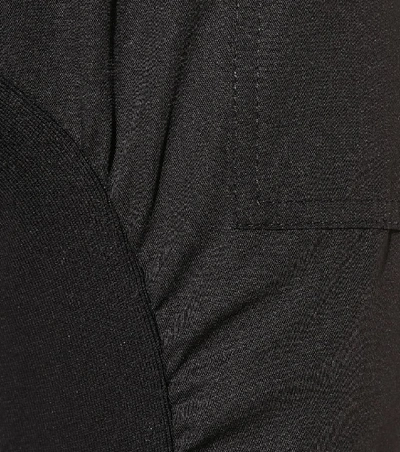 Shop Stella Mccartney Wool Cropped Trousers In Black