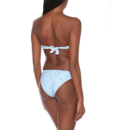 Shop Melissa Odabash Martinique Bikini Top In Blue