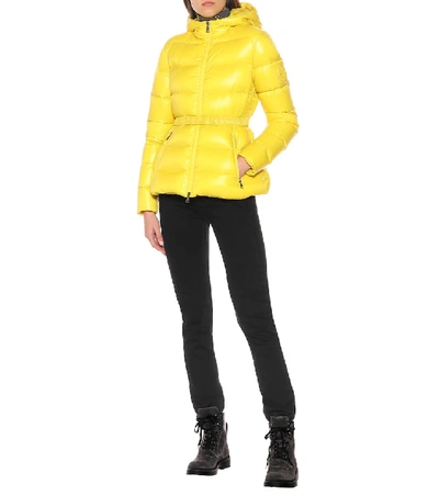 Shop Moncler Rhin Down Jacket In Yellow