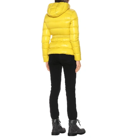 Shop Moncler Rhin Down Jacket In Yellow