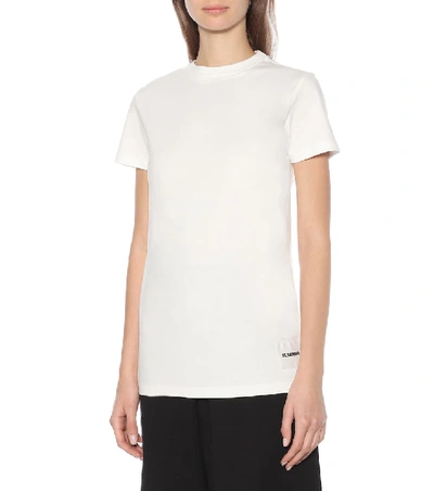 Jil Sander Set Of 3 Cotton T-shirts In White