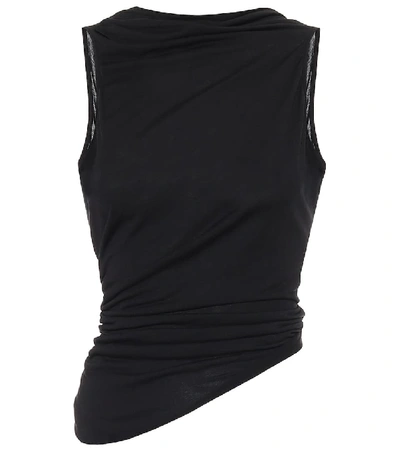 Shop Rick Owens Lilies Knit Top In Black