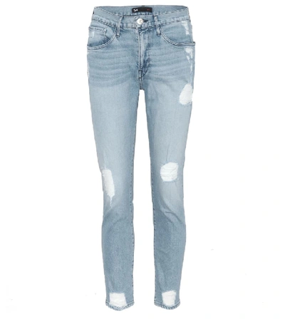 Shop 3x1 Slim Boy Toy High-rise Cropped Jeans In Blue