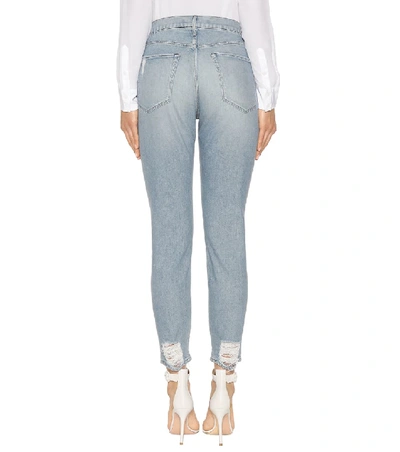 Shop 3x1 Slim Boy Toy High-rise Cropped Jeans In Blue