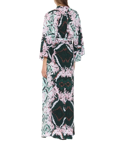 Shop Melissa Odabash Erin Belted Kimono Maxi Dress In Multicoloured