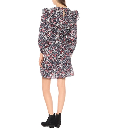 Shop Isabel Marant Étoile Telicia Printed Linen Minidress In Multicoloured