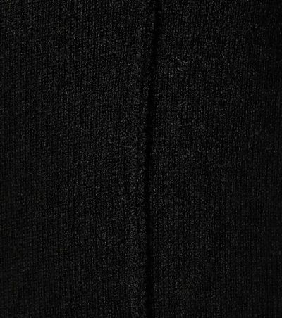Shop Chloé Cut-out Wool-blend Sweater In Black