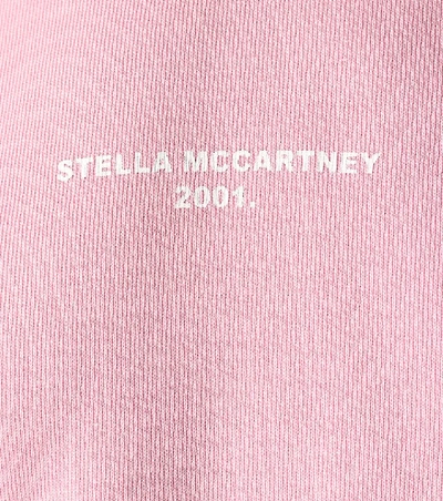 Shop Stella Mccartney Oversized Cotton Hoodie In Pink