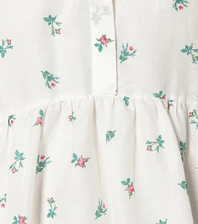 Shop Philosophy Di Lorenzo Serafini Floral Cotton Minidress In White