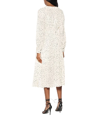 Shop Baum Und Pferdgarten Adison Polka-dot Midi Dress In Neutrals