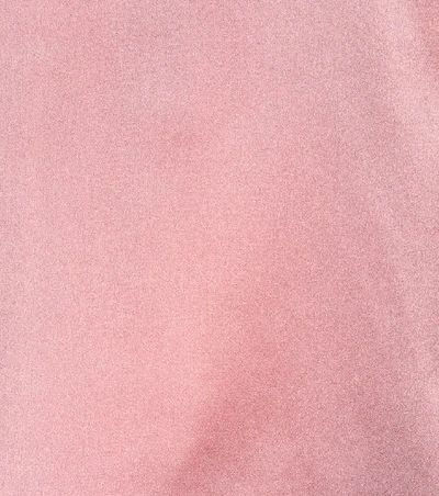 Shop Roksanda Kobe Silk-satin Top In Pink