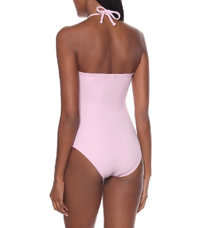 Shop Karla Colletto Joana Swimsuit In Pink