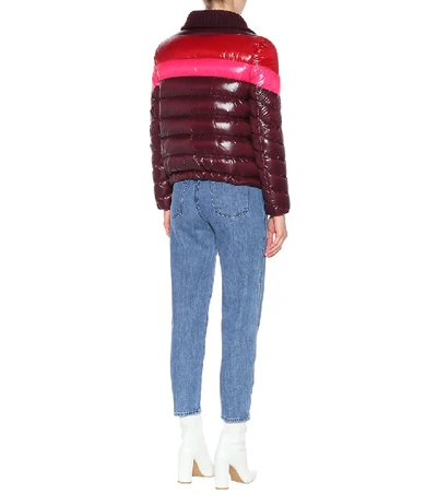 Shop Moncler Albatros Down Jacket In Red