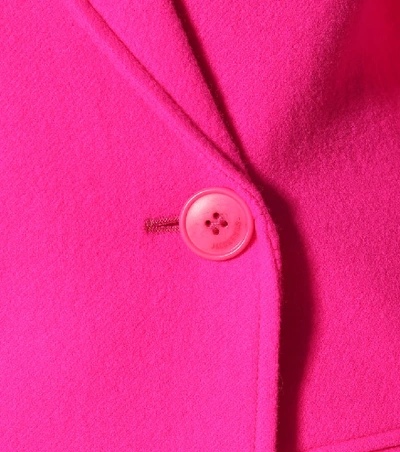 Shop Jacquemus La Veste Sabe Wool Jacket In Pink