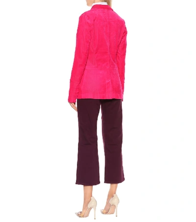 Shop J Brand Denise Corduroy Blazer In Pink