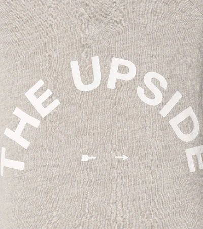 Shop The Upside Bronte Cotton Sweatshirt In Beige