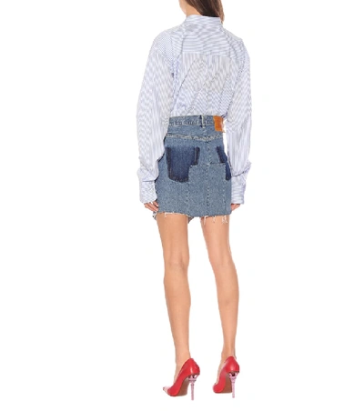 Shop Vetements X Levi's® Denim Skirt In Blue