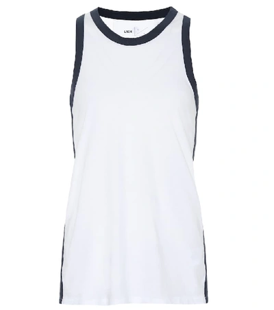 Shop Lndr Stripe Cotton Vest Top In White