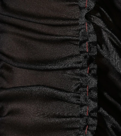 Shop The Row Sabrina Silk Shirt Dress In Black