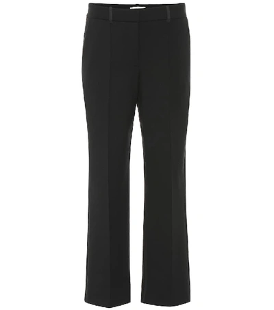 Shop The Row Kalise Mid-rise Wide-leg Pants In Black