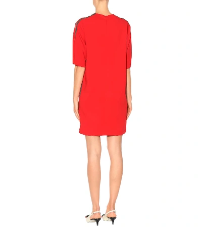 Shop Gucci Stretch-jersey Dress In Red