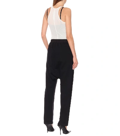 Shop Rick Owens Drkshdw Cotton Trackpants In Black