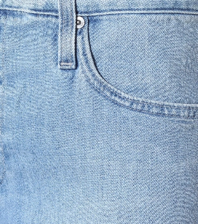 Shop Ag The Etta Cropped Wide-leg Jeans In Blue